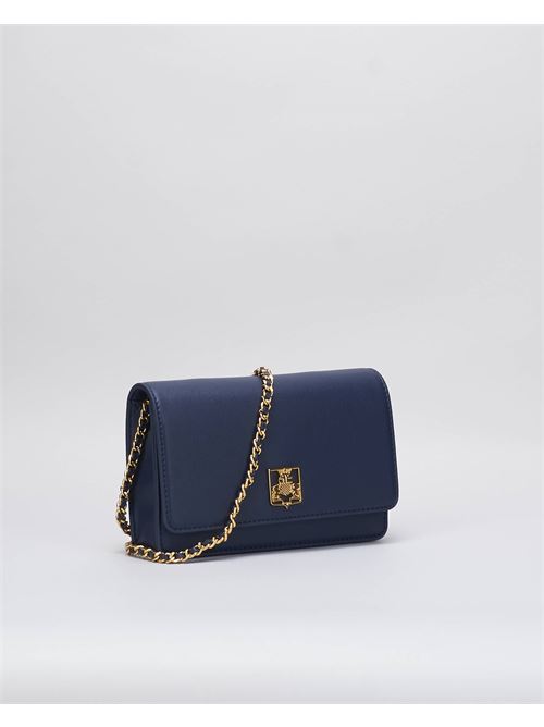 Synthetic shoulder bag with logo plaque Elisabetta Franchi ELISABETTA FRANCHI | Bag | BS01A46E2B75